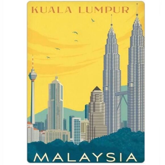 Kuala Lumpur Malaysia Souvenir Magnet - Picture 4 of 4